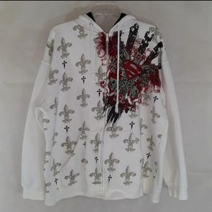 DC Comics Graphic Superman Hoodie Men's Size XL